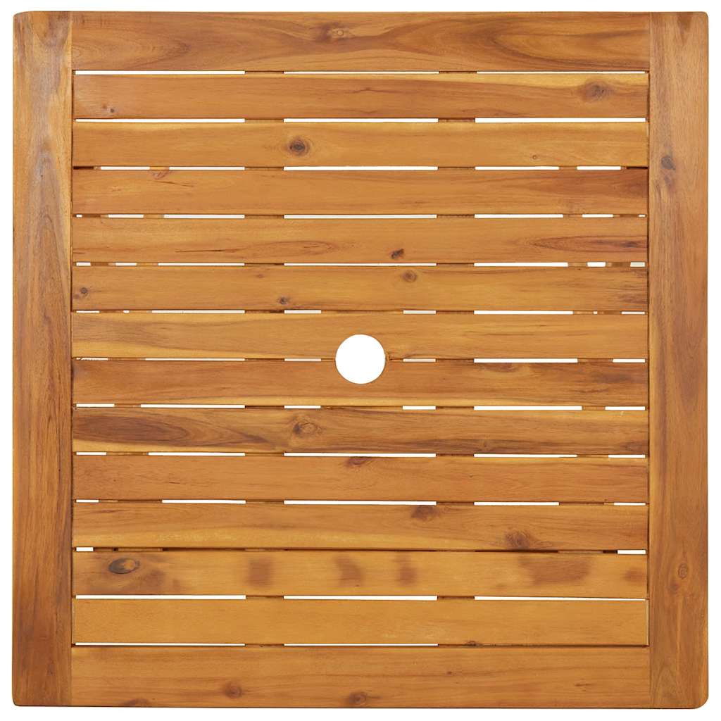 46348 vidaXL Folding Garden Table 70x70x75 cm Solid Acacia Wood