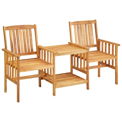 Bistro Set | Natural wood colour | Solid Acacia wood | Standard | Durable