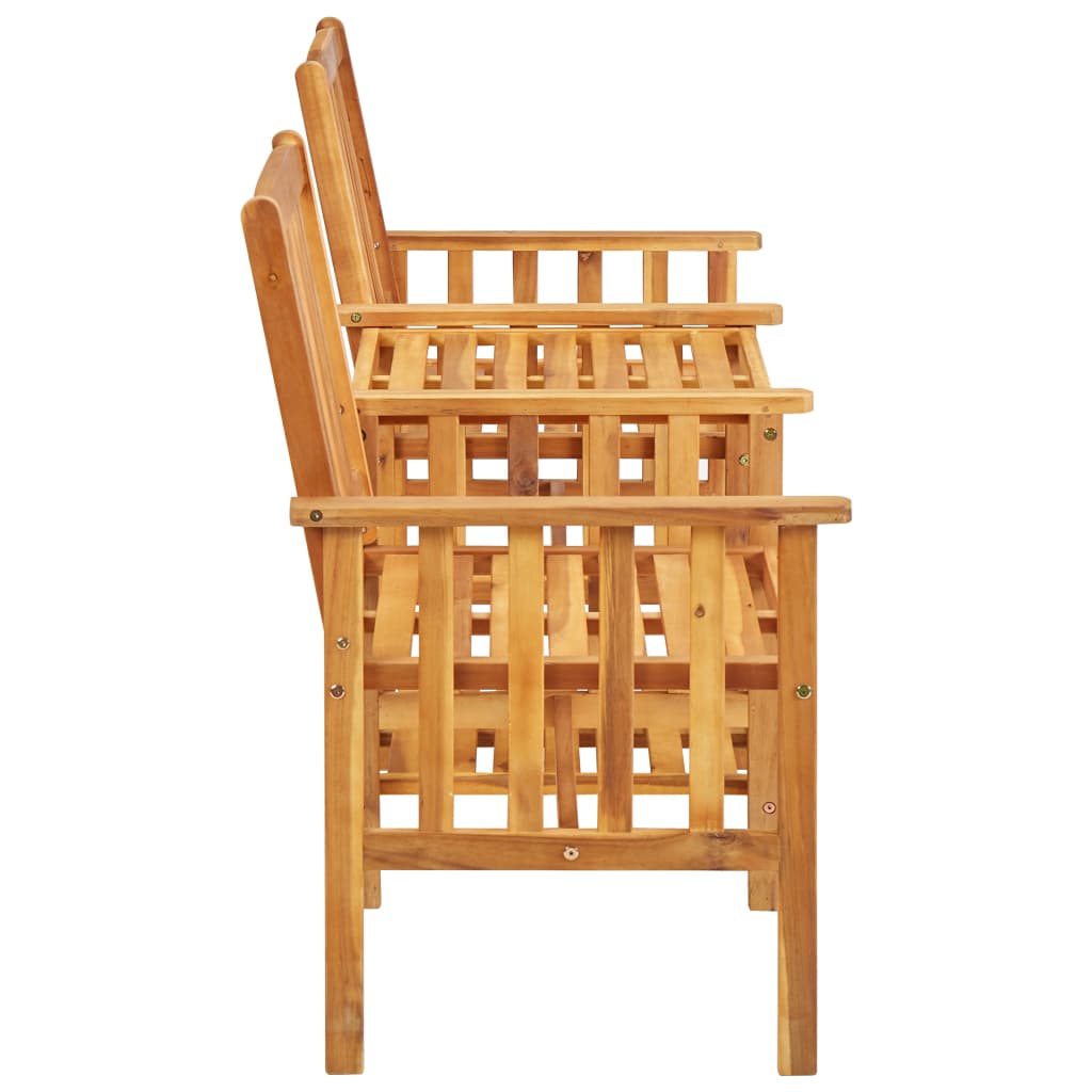 Bistro Set | Natural wood colour | Solid Acacia wood | Standard | Durable