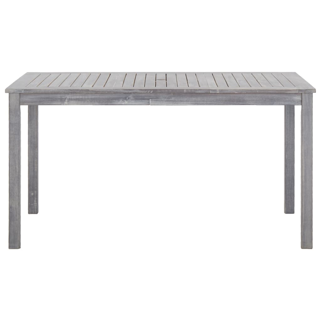 Outdoor Dining Set | Grey | Solid Acacia Wood | Medium |  Durable
