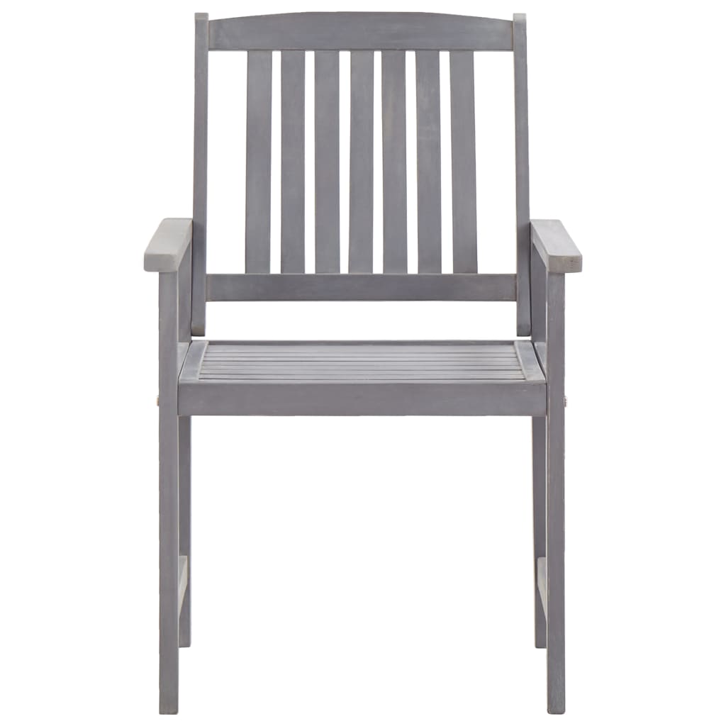 Outdoor Dining Set | Grey | Solid Acacia Wood | Medium |  Durable