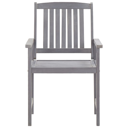 Outdoor Dining Set | Grey | Solid Acacia Wood | Medium |  Durable