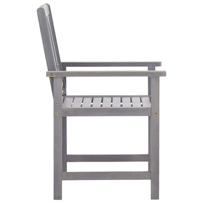 Outdoor Dining Set | Grey | Solid Acacia Wood | Medium |  Durable