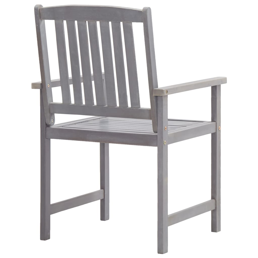 Outdoor Dining Set | Grey | Solid Acacia Wood | Medium |  Durable
