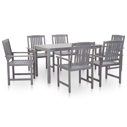 Outdoor Table And Chair | Grey Wash | Solid Acacia Wood | Large