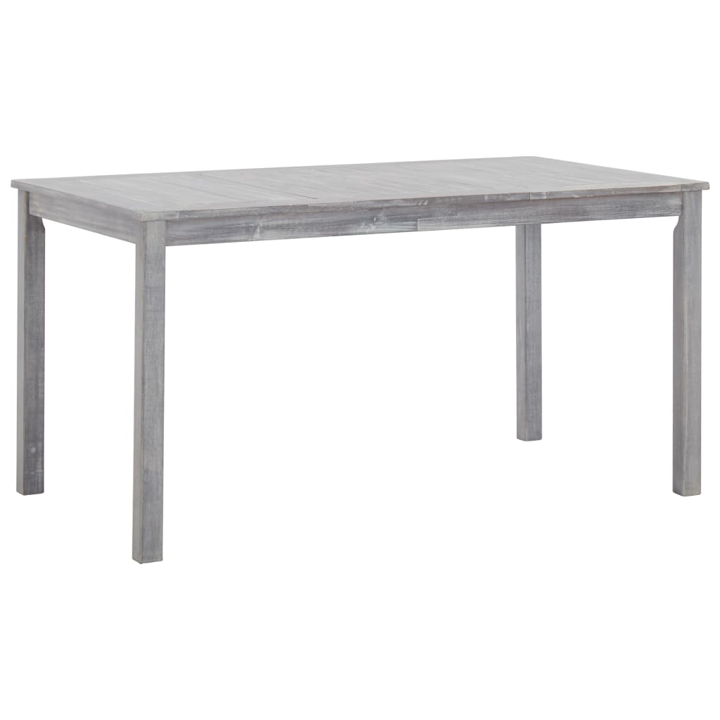 Outdoor Table And Chair | Grey Wash | Solid Acacia Wood | Large