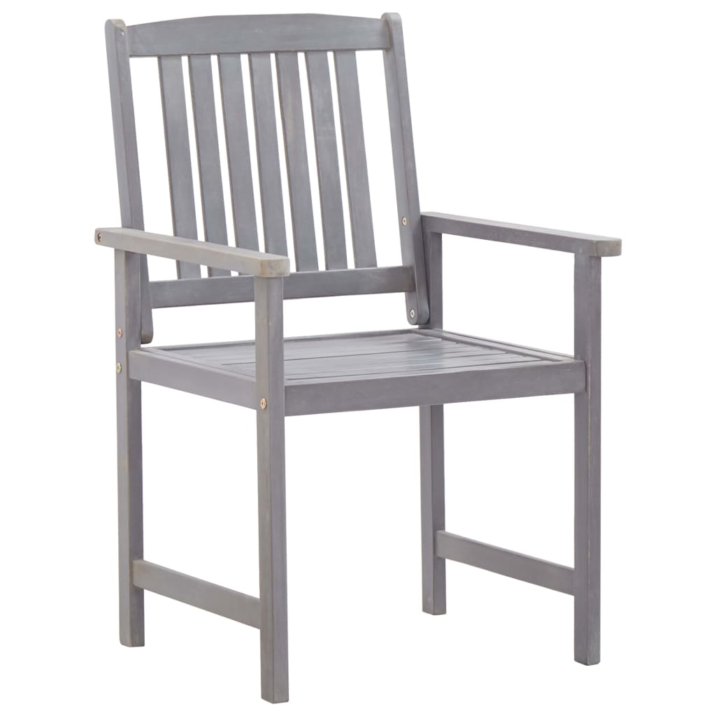 Outdoor Table And Chair | Grey Wash | Solid Acacia Wood | Large