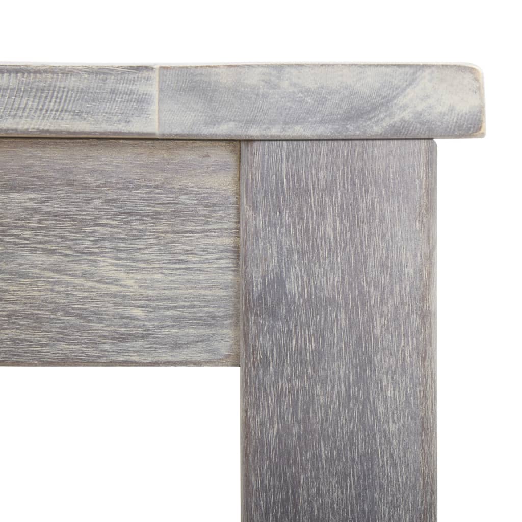 Outdoor Table And Chair | Grey Wash | Solid Acacia Wood | Large