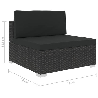Garden Sofa Set | Black