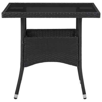 Furniture Set 5 pcs Black