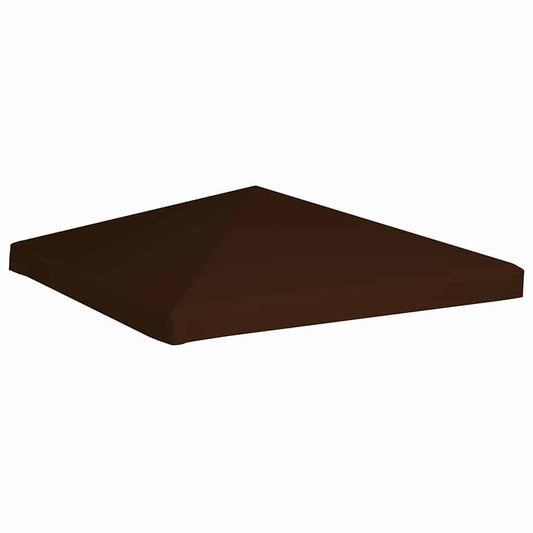 Gazebo Top Cover 310 g/m² 3x3 m Brown