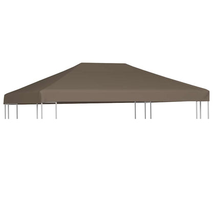 Gazebo Top Cover 310 g/m² 3x4 m Taupe