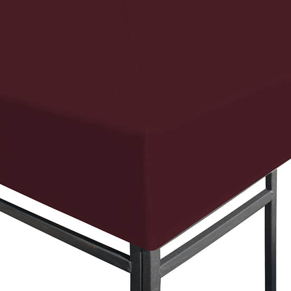Gazebo Top Cover 310 g/m² 3x4 m Bordeaux