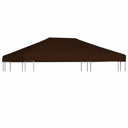 Gazebo Top Cover 310 g/m² 3x4 m Brown
