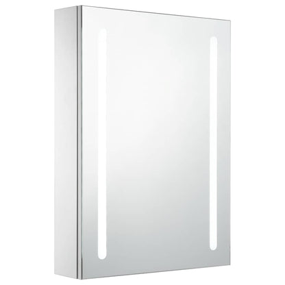 285117 vidaXL LED Bathroom Mirror Cabinet 50x13x70 cm