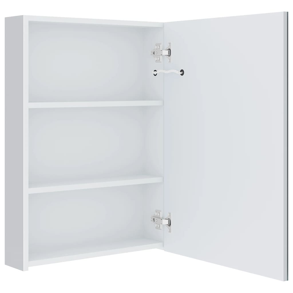 285117 vidaXL LED Bathroom Mirror Cabinet 50x13x70 cm