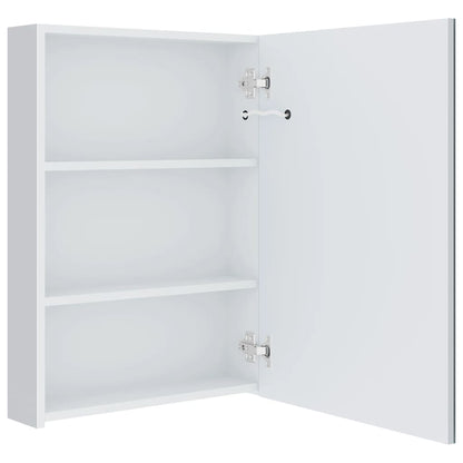 285117 vidaXL LED Bathroom Mirror Cabinet 50x13x70 cm