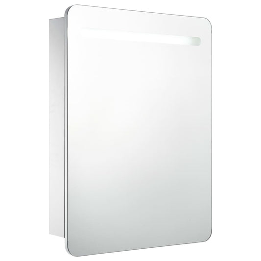 Bathroom Cabinet | White and silver