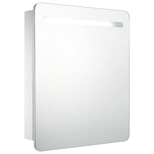 Bathroom Cabinet | White and silver