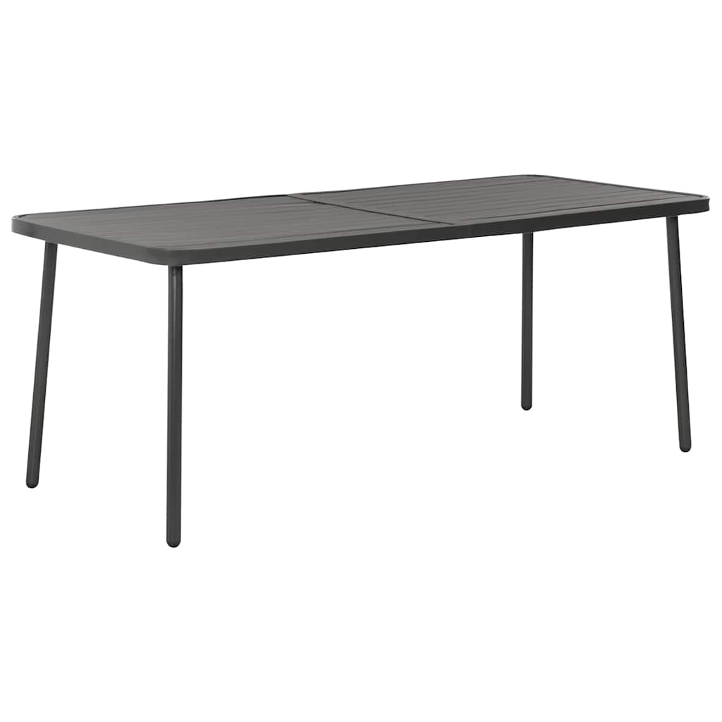 Dining Set | Dark Grey | E-coated and powder-coated steel | Medium
