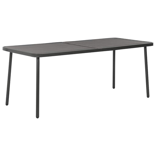 Dining Set | Dark Grey | E-coated and powder-coated steel | Medium