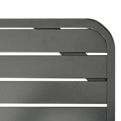 Dining Set | Dark Grey | E-coated and powder-coated steel | Medium