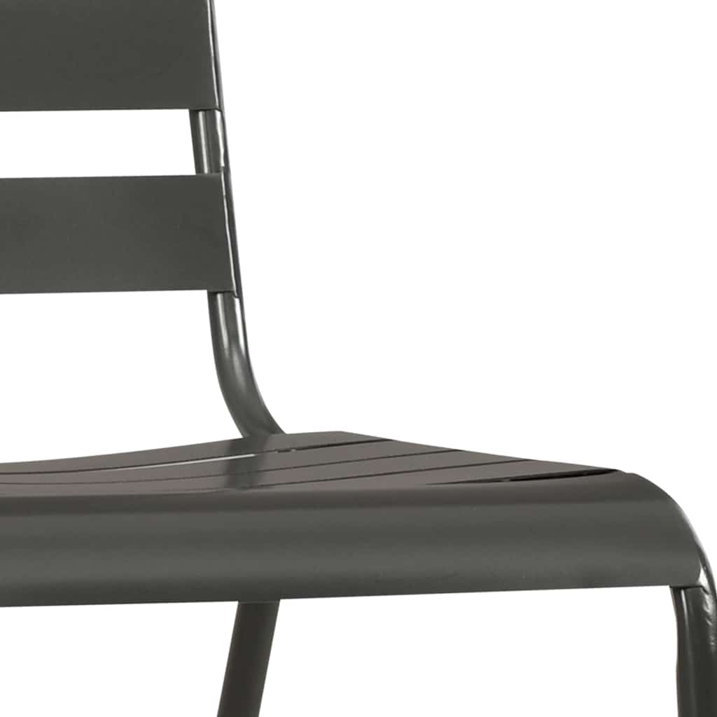 Dining Set | Dark Grey | E-coated and powder-coated steel | Medium
