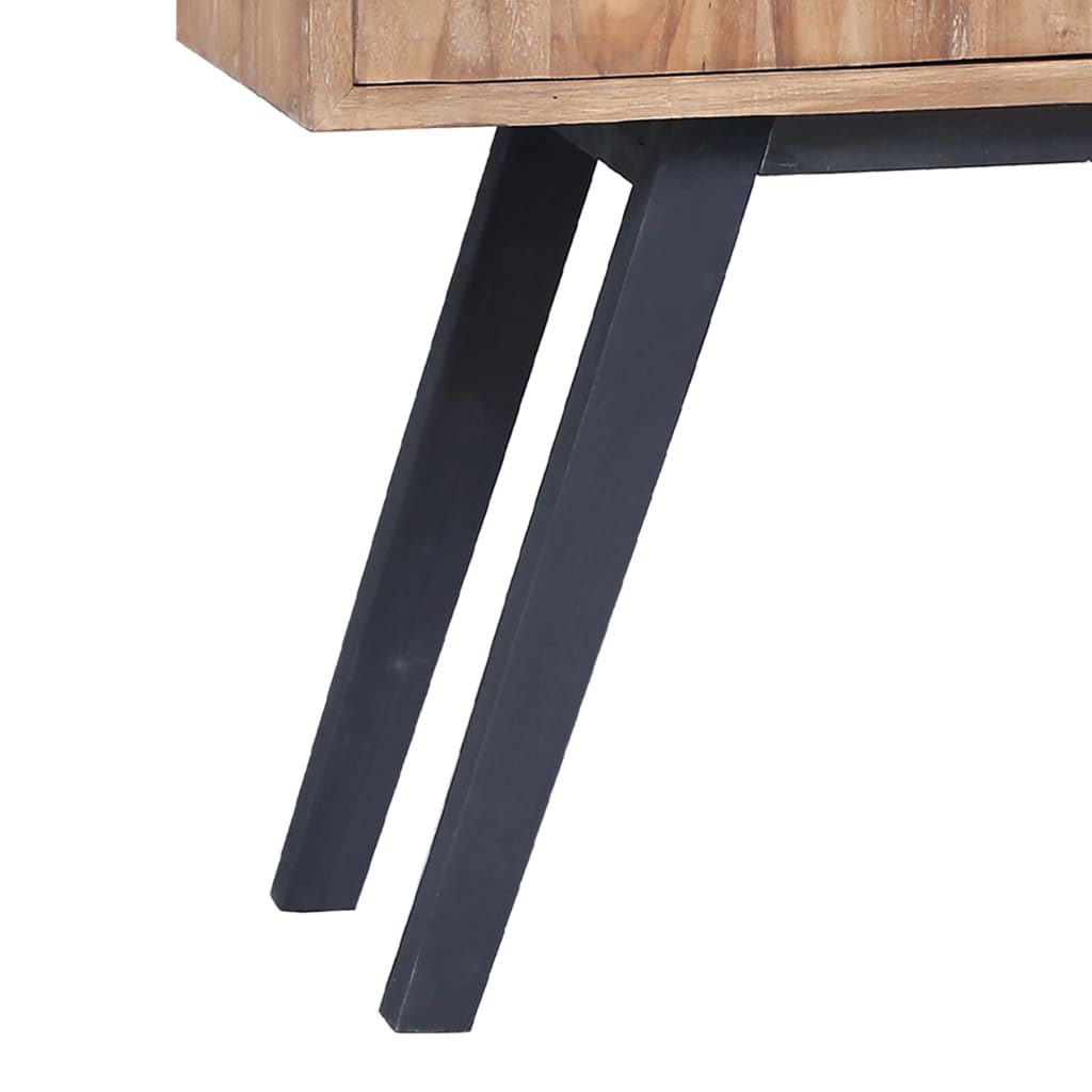 Side Cabinet 110x30x75 cm Solid Teak