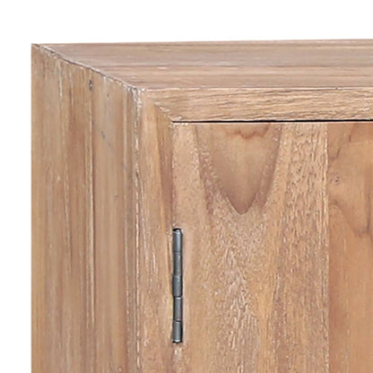 Side Cabinet 110x30x75 cm Solid Teak