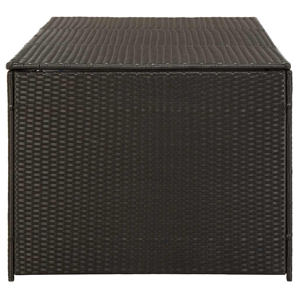 Storage Chest | Brown | Poly Rattan | Large | Garden Storage Box