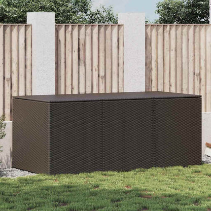 Storage Chest | Brown | Poly Rattan | Large | Garden Storage Box