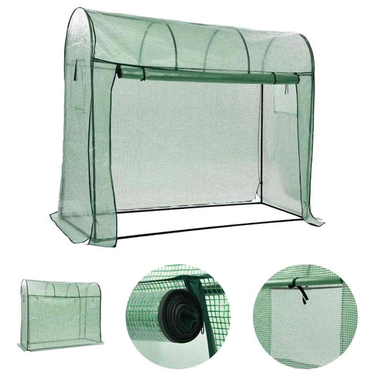 Greenhouse with Zippered Door 200x80x170 cm