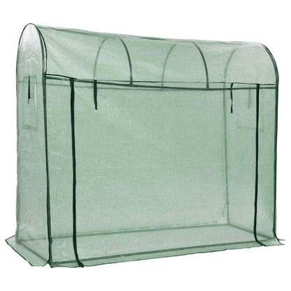 Greenhouse with Zippered Door 200x80x170 cm