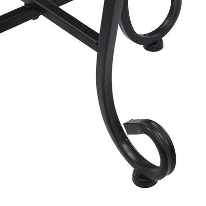 Table | Set of 3 | Black and White | Iron and Ceramic | Small | Durable