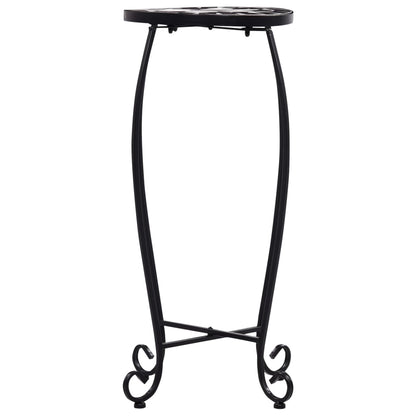 Table | Set of 3 | Black and White | Iron and Ceramic | Small | Durable