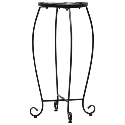 Table | Set of 3 | Black and White | Iron and Ceramic | Small | Durable