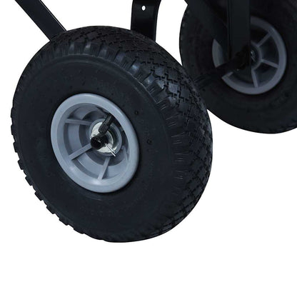 145508 vidaXL Hand Trolley 150 kg Red