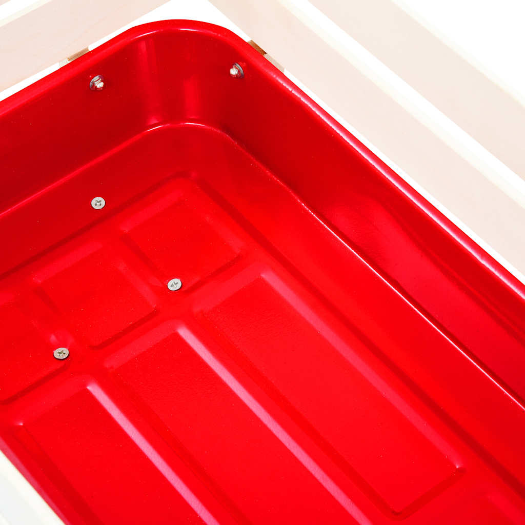 145508 vidaXL Hand Trolley 150 kg Red