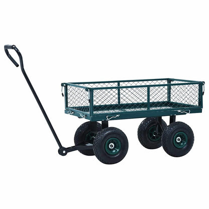 145509 vidaXL Garden Hand Trolley Green 250 kg