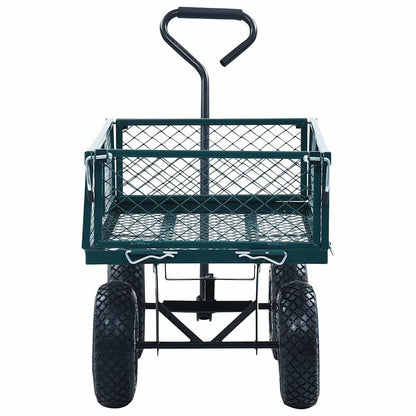 145509 vidaXL Garden Hand Trolley Green 250 kg
