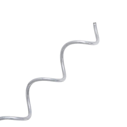 Gabion Spirals 24 pcs Galvanised Steel 100 cm