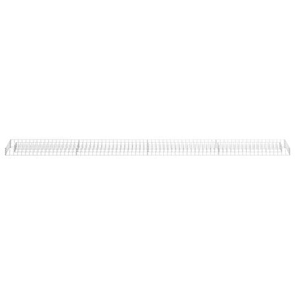 Gabion Raised Bed Galvanised Steel 360x30x10 cm