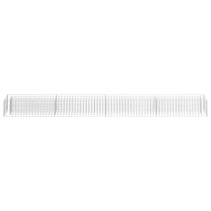 Gabion Raised Bed Galvanised Steel 360x30x30 cm