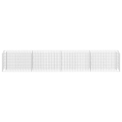 Gabion Raised Bed Galvanised Steel 360x30x60 cm