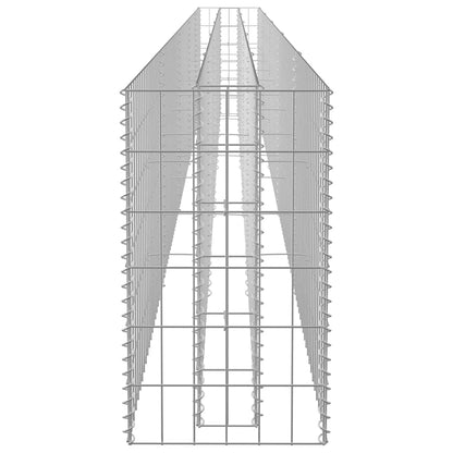 Gabion Raised Bed Galvanised Steel 450x30x60 cm