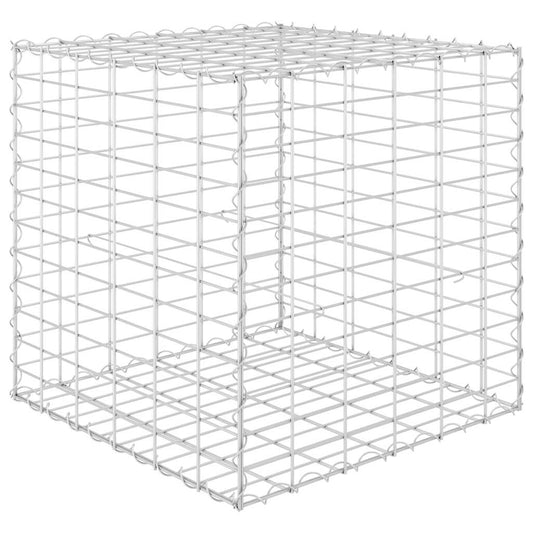 Gabion Raised Bed | Silver | Steel wire | 60 cm | Heavy Weight Endurance