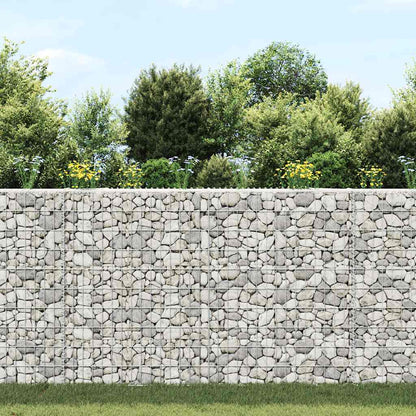 Trapezium Gabion Raised Bed Galvanised Steel 150x20x100 cm