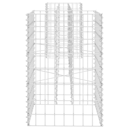 H-Shaped Gabion Planter Steel Wire 260x40x60 cm