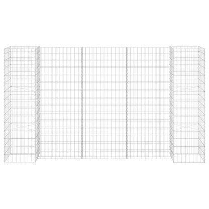 H-Shaped Gabion Planter Steel Wire 260x40x150 cm