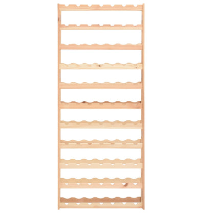 Wine Rack for 77 Bottles Pinewood